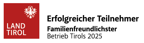 Auszeichnung Familienfreundlichster Betrieb Tirols 2025